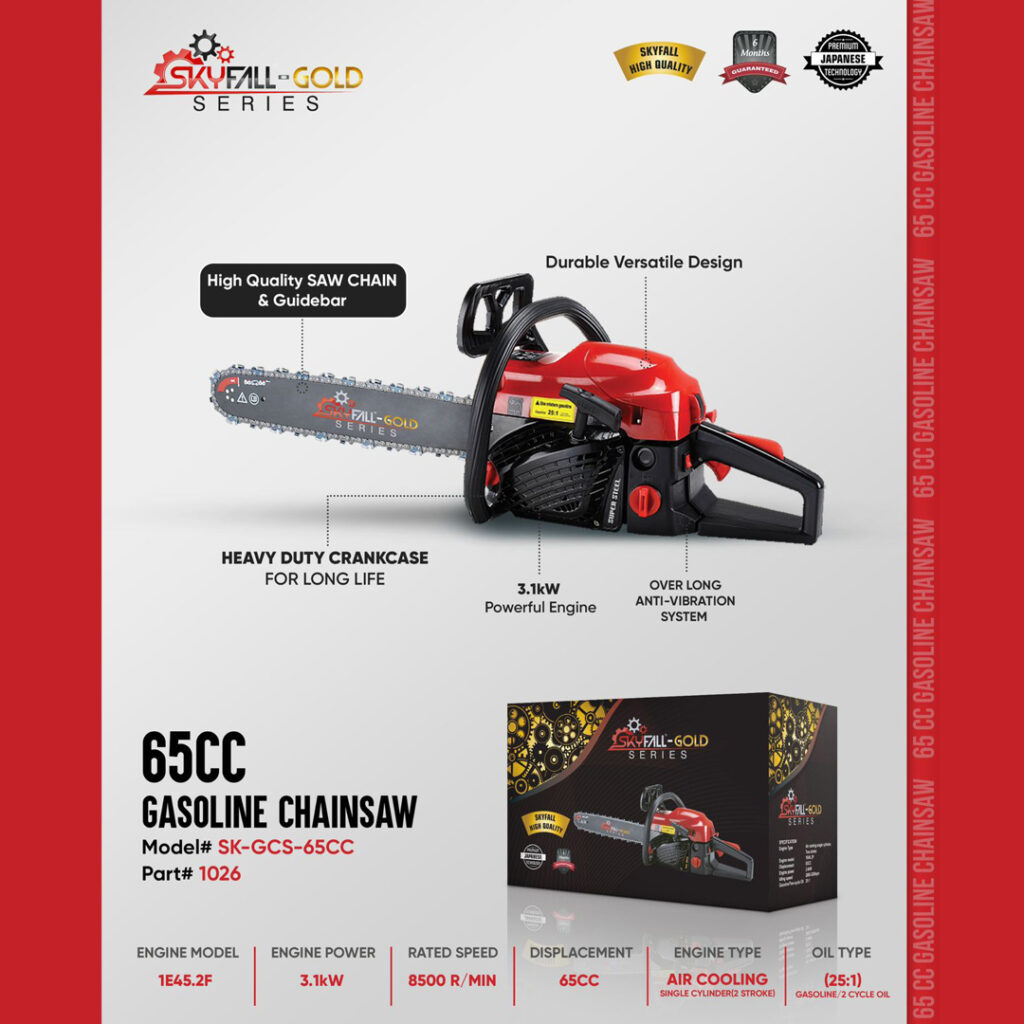 65CC Super Steel Chainsaw Machines